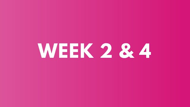 Week 2 & 4 Build An Influencer Booty ...