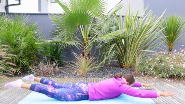 Intermediate pilates core workout