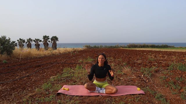 Grounding awakening stretch