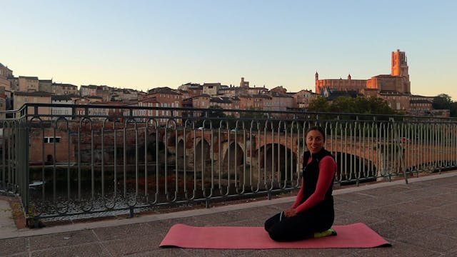 Morning stretch flow to reduce tension
