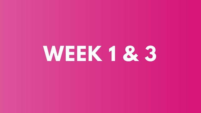 Week 1 & 3 Build An Influencer Booty ...