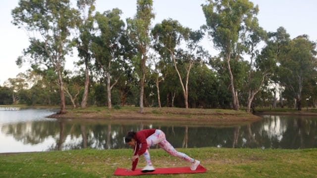 Pre run 5 minute active stretch