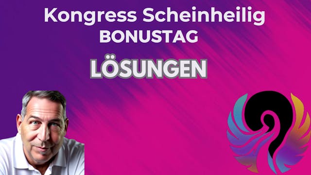 Kongress Scheinheilig - Bonus Tag