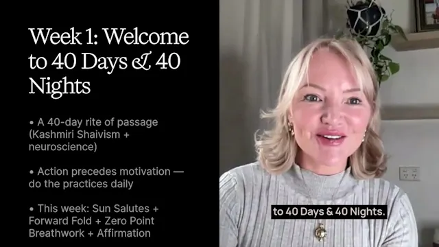 40 Days & 40 Nights Week 1