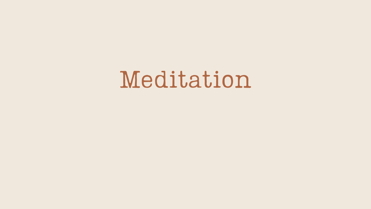 Meditation