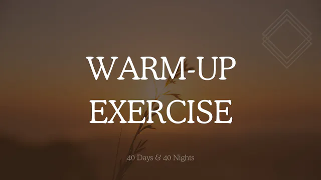 Warm up exercies