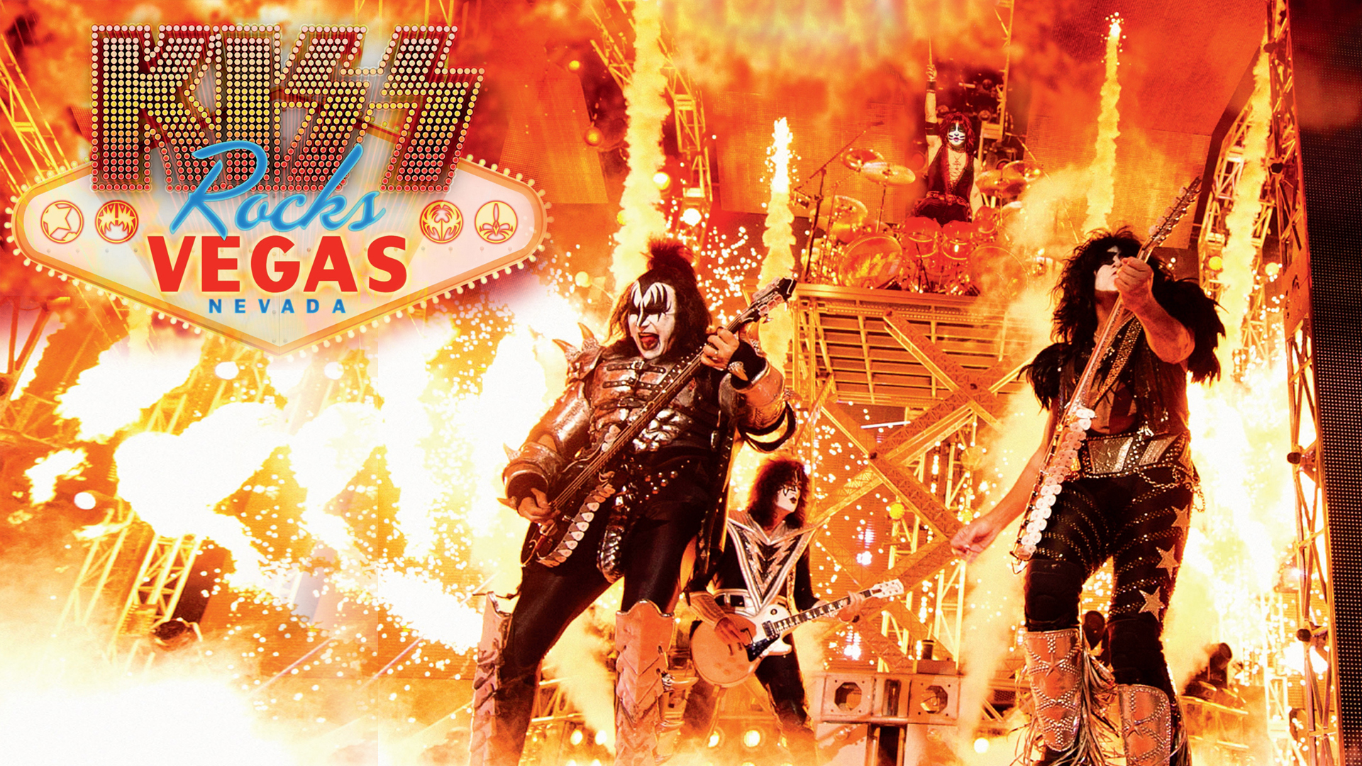 Kiss Rocks Vegas Nevada