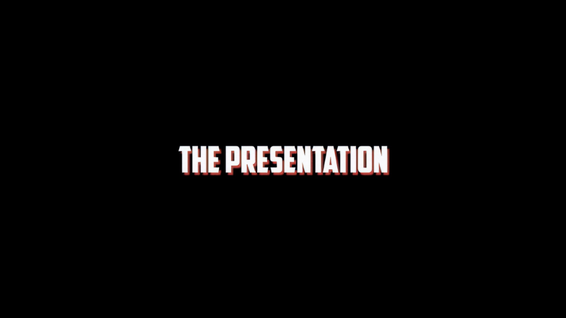 The Presentation (Ken Kangstrom)