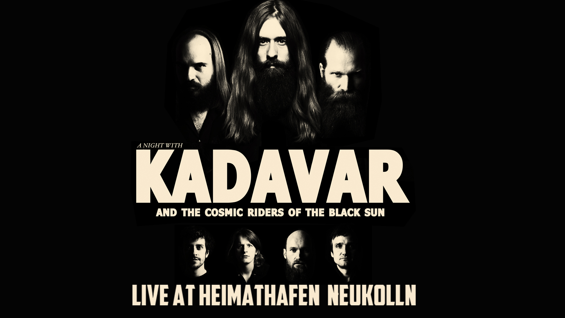 A Night With Kadavar And The Cosmid Riders Of The Black Sun