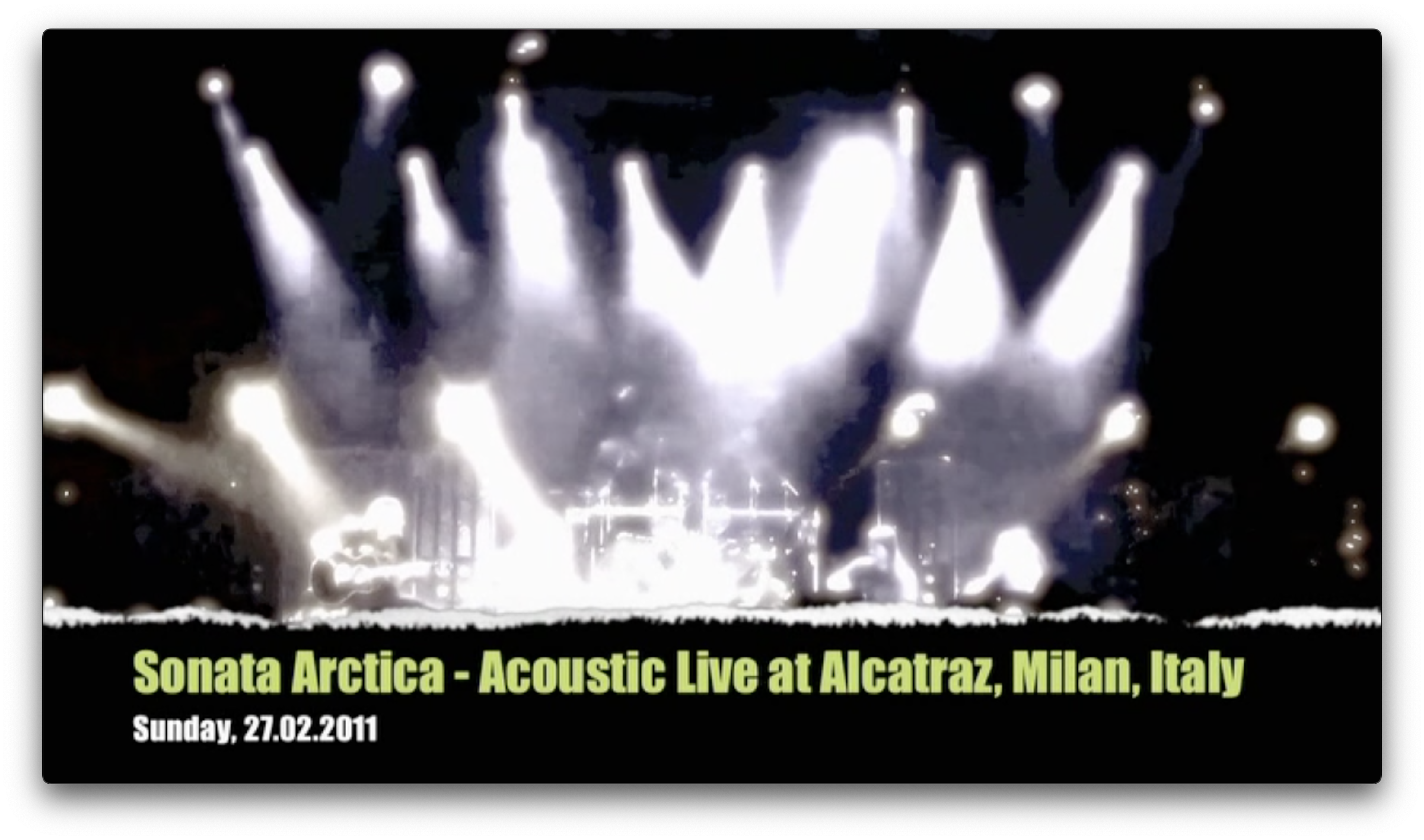 Acoustic Live at Alcatraz, Milan, Italy
