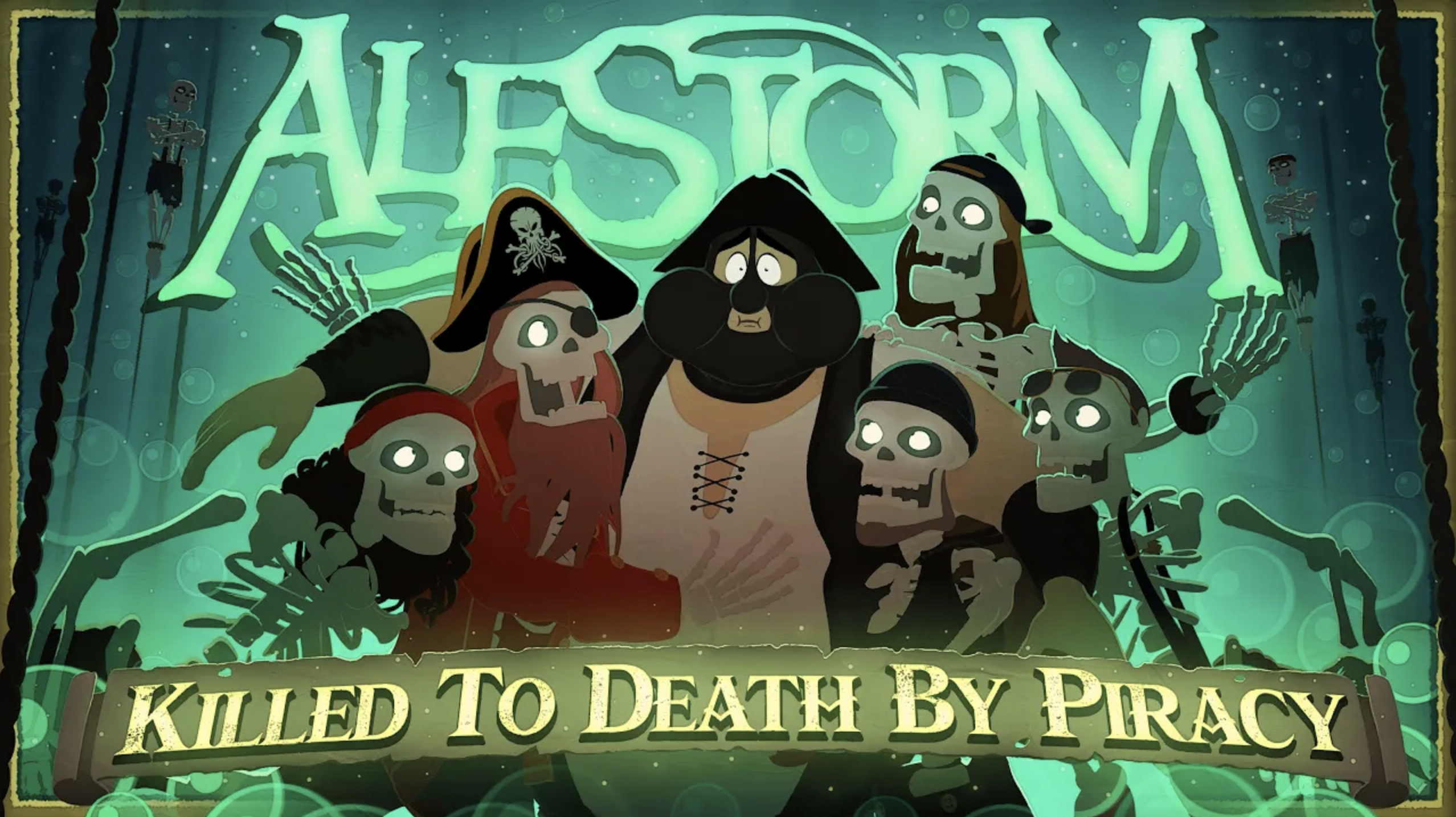 Alestorm - Killed To Death By Piracy (Music Video)