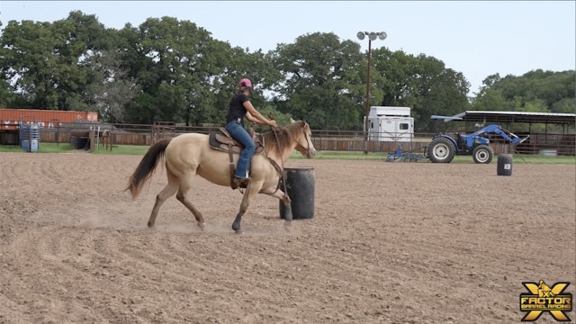 Billie Ann Harmon Demonstrates How She Slow Works a Finished Horse