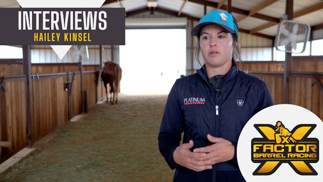 Hailey Kinsel Discusses Her Horse Pre...