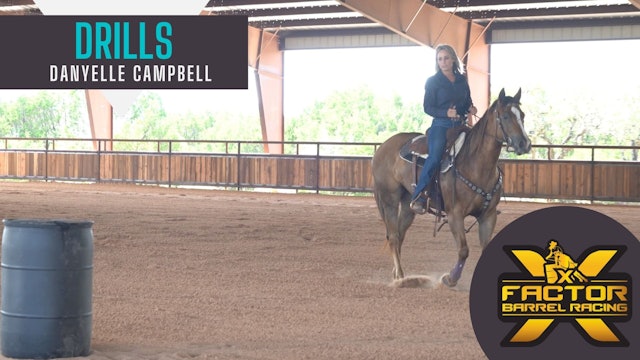 Danyelle Campbell's "Square Technique" For Approaching the First Barrel