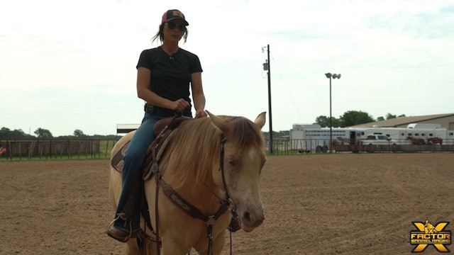 Billie Ann Harmon Discusses How She Helps Horses That Try to Cut Off Barrels