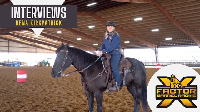Dena Kirkpatrick Introduces Her Main Barrel Horse "Gracie's Lane"