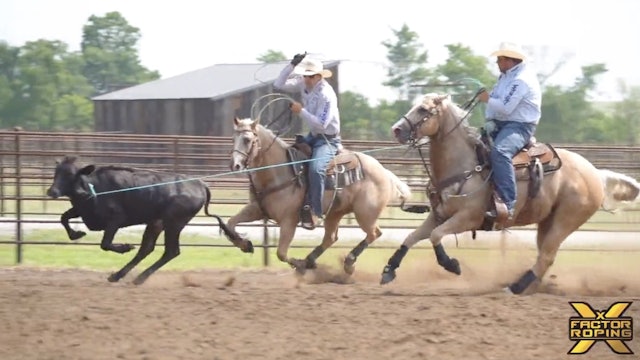 Casey Hicks Roping Practice Session 