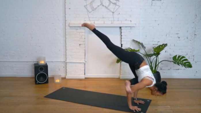 ARM BALANCES: FLYING PIGEON WITH TAQ C