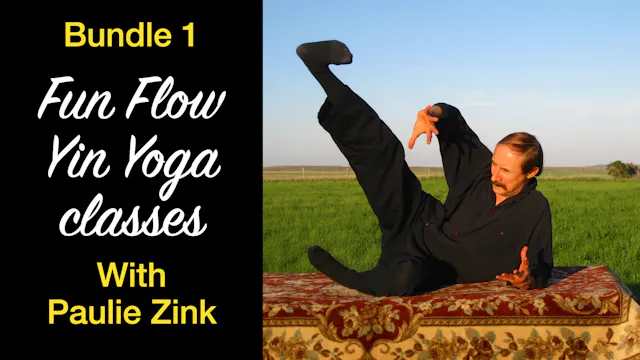 Bundle of 4 Fun Flow Yin Yoga Classes #1