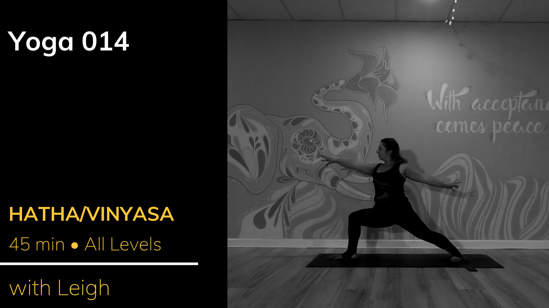 Hatha/Vinyasa With Leigh (45 minutes)