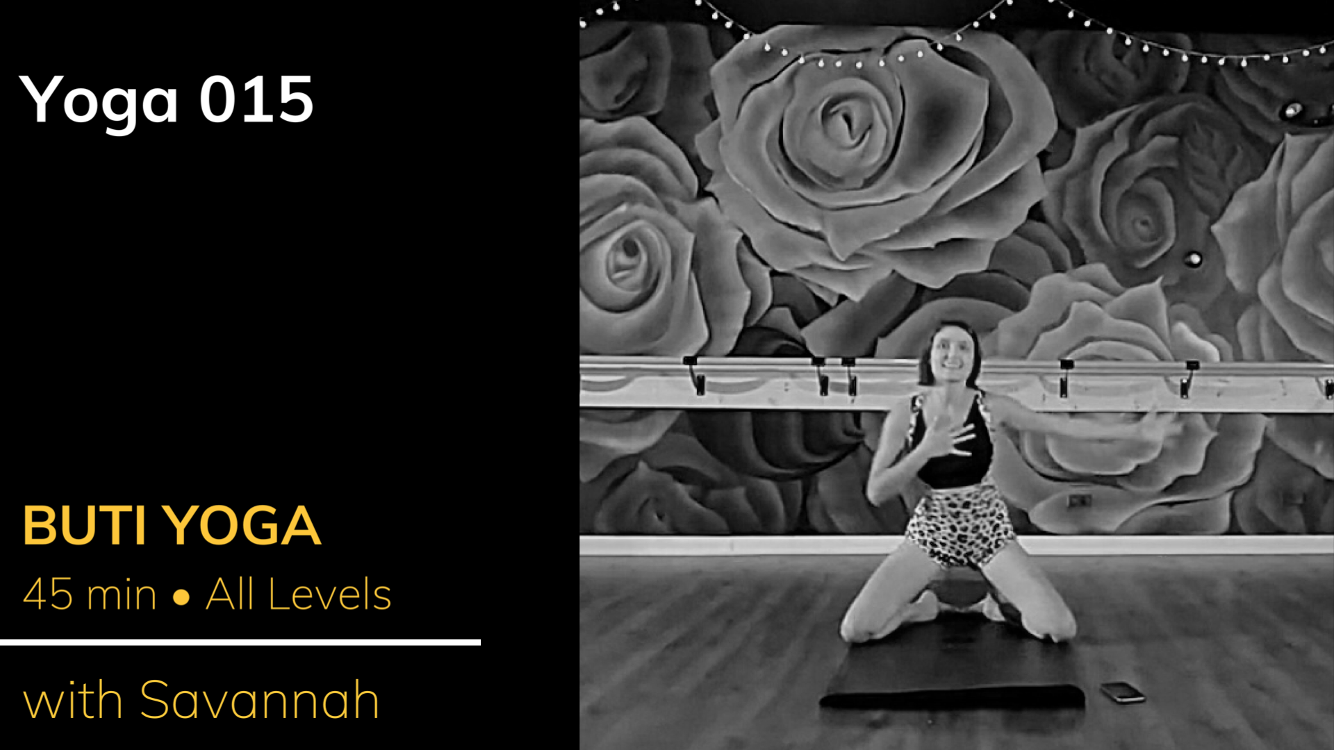 Buti Yoga with Savannah