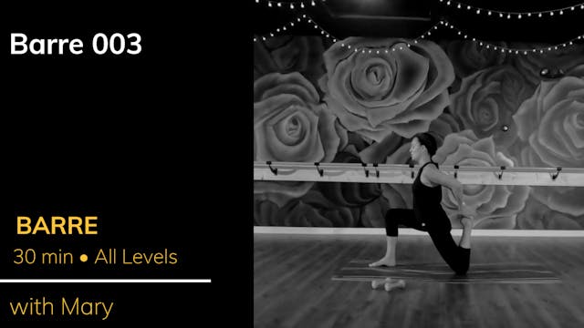 Barre with Mary