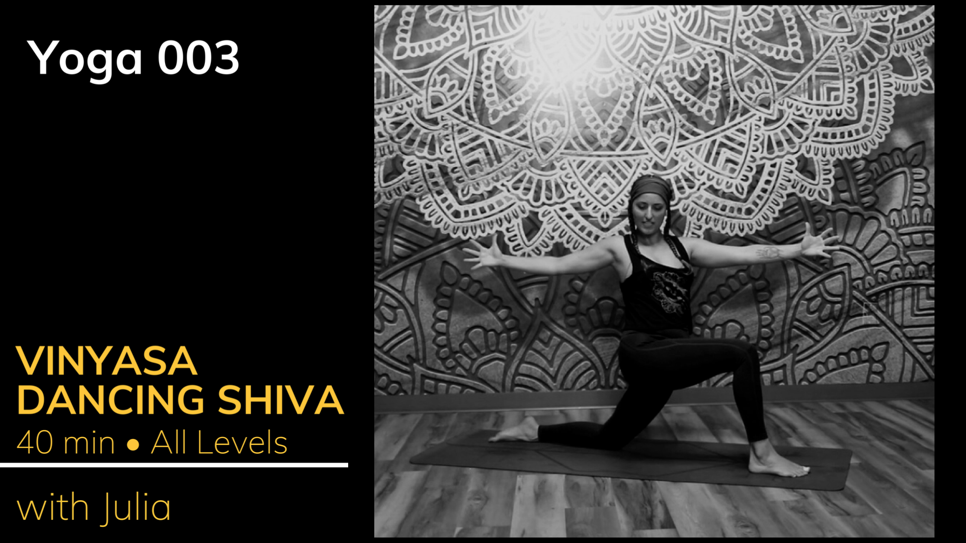 Vinyasa Dancing Shiva with Julia