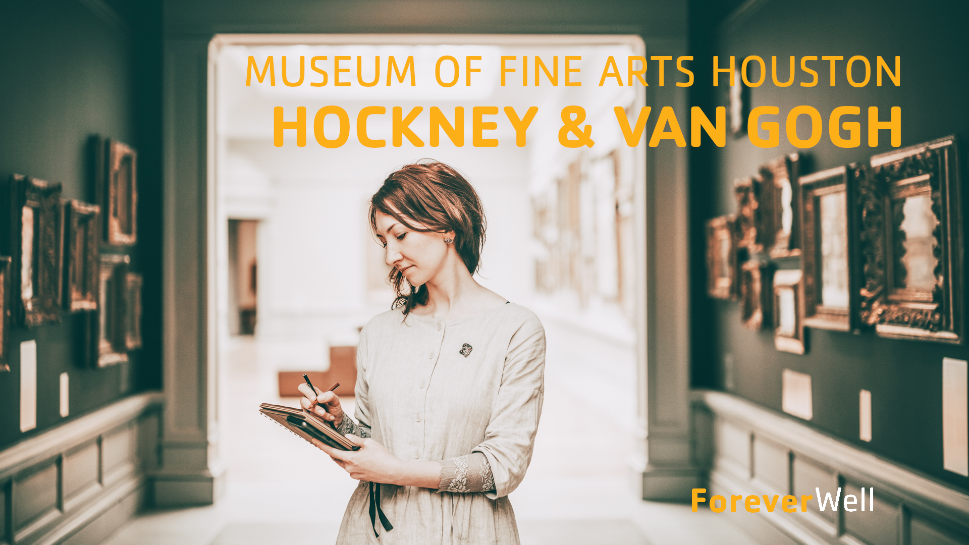 Museum of Fine Arts Houston - Hockney - Van Gogh Exhibit