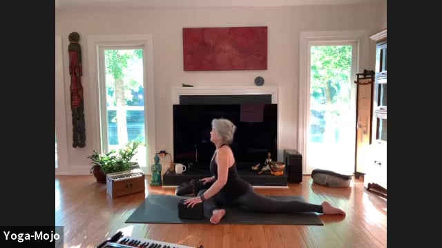 Yoga-Mojo Stretch & Strength - Pigeon Pose - Moving Into Stillness