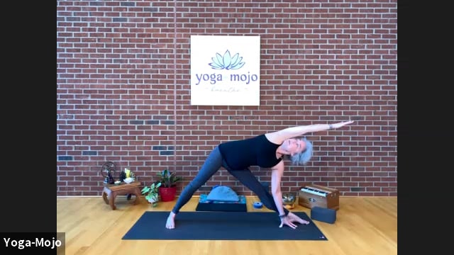 Yoga-Mojo - All Levels Vinyasa - Be Still - Be Grounded - Triangle Pose