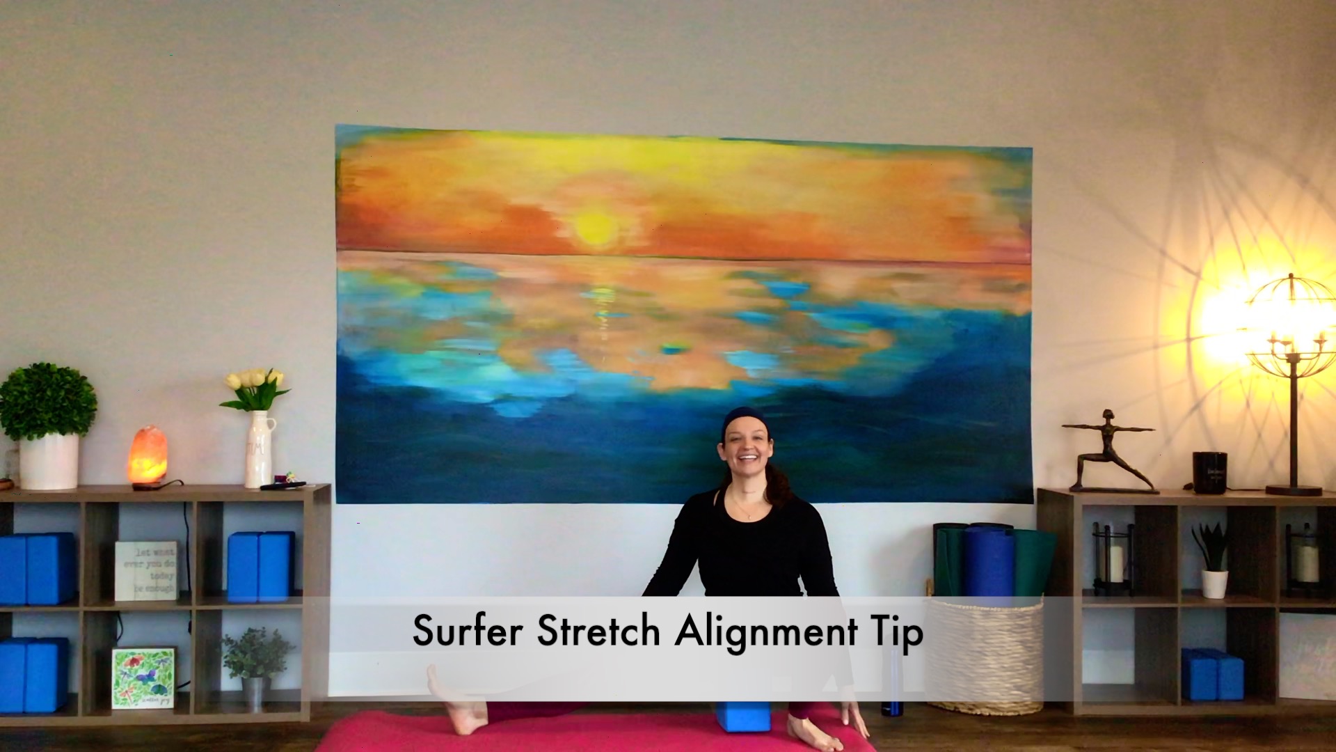 Side Lunge / Surfer Stretch (Alignment Tip) with Amanda