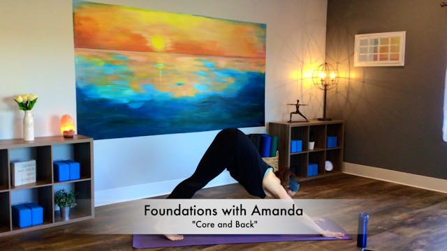 Core and Back Foundations with Amanda