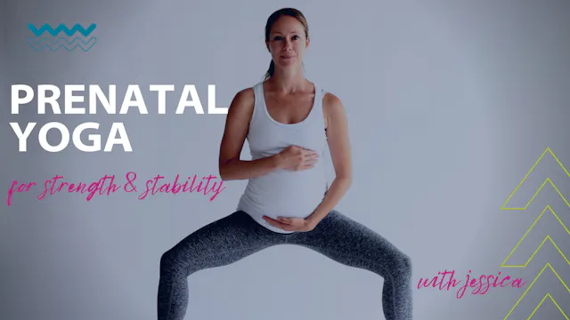 Prenatal Yoga 35 Min Practice for Strength and Stability