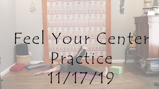 Hatha - Feel Your Center Practice - Level 1/2