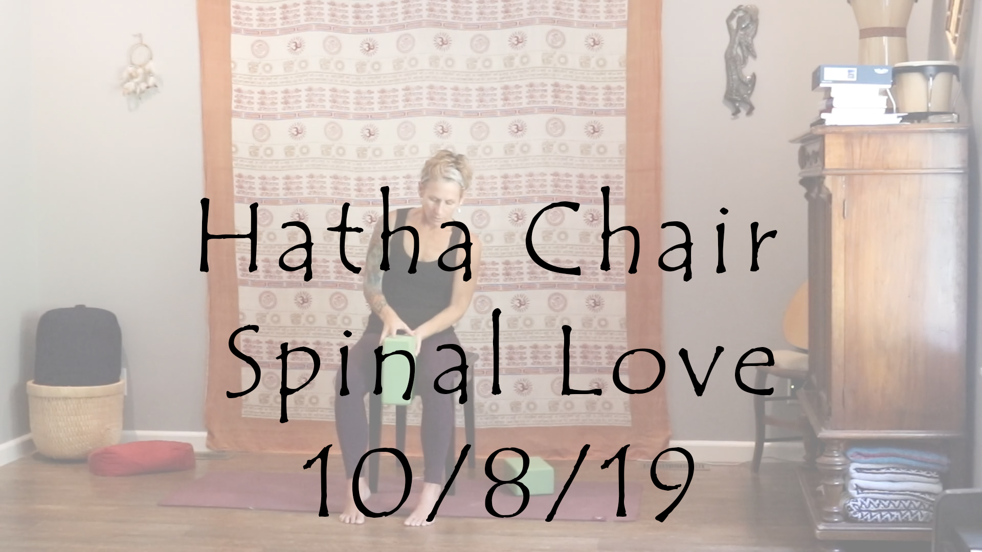 Hatha Chair Spinal Love – Gentle/Beginners