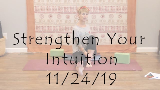 Strengthen Your Intuition (Yin Yoga)