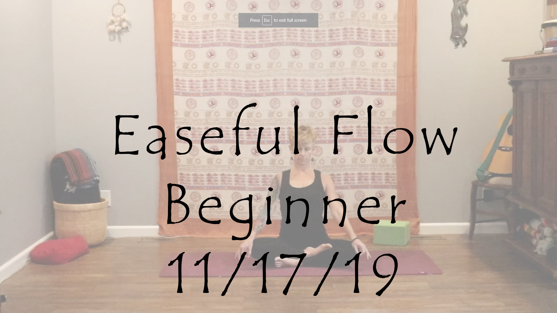 Hatha - Easeful Flow Beginner Level 1/2