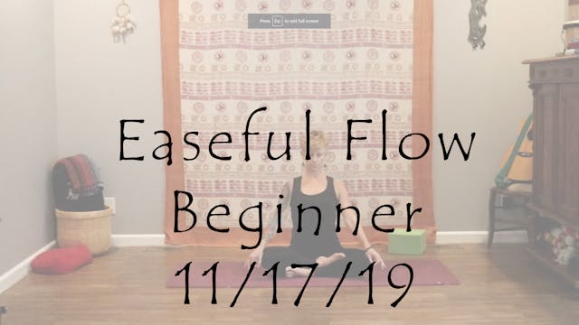 Hatha - Easeful Flow Beginner Level 1/2