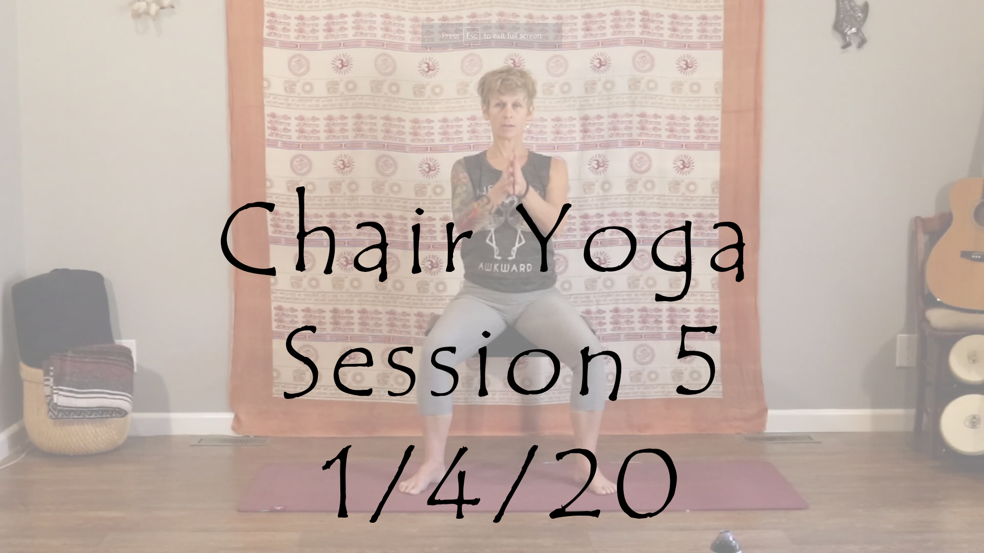 Chair Yoga Session 5