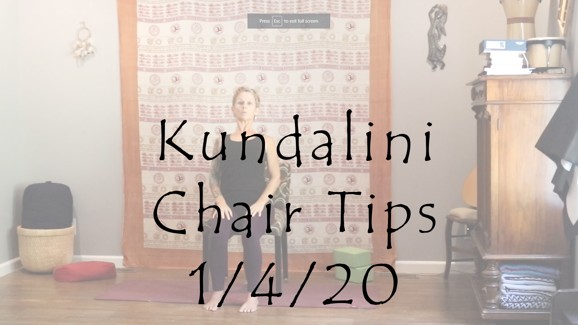 Kundalini Chair Tips
