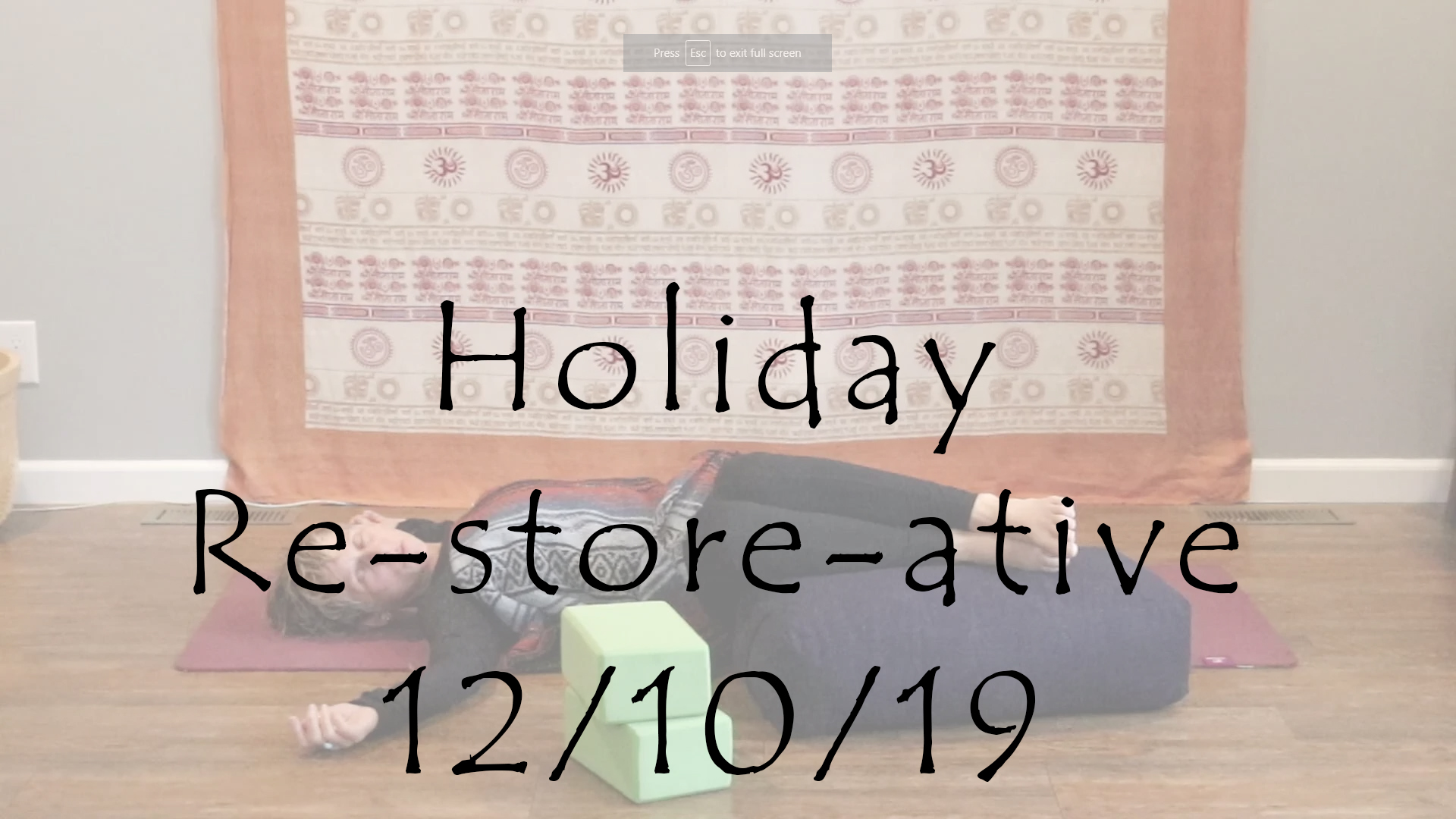 Holiday Re-store-ative
