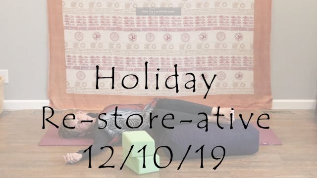 Holiday Re-store-ative