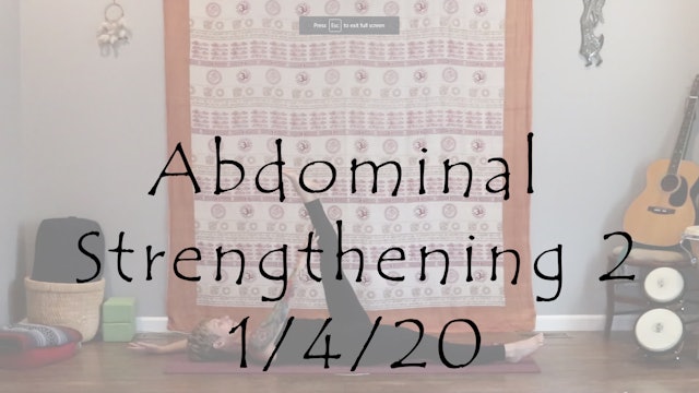 Abdominal Strengthening 2 – All Level