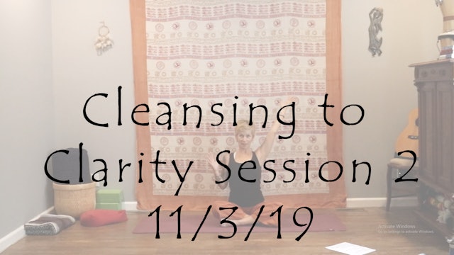 Cleansing to Clarity Session 2