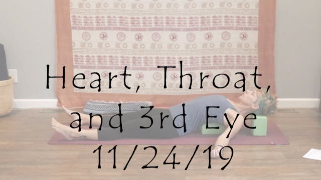Heart, Throat, and 3rd Eye (Yin)