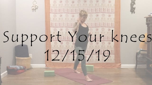 Support Your knees – All Level (Hatha)
