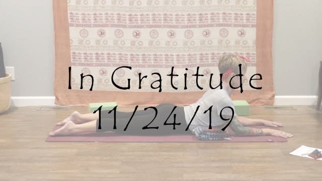 In Gratitude (Yin)