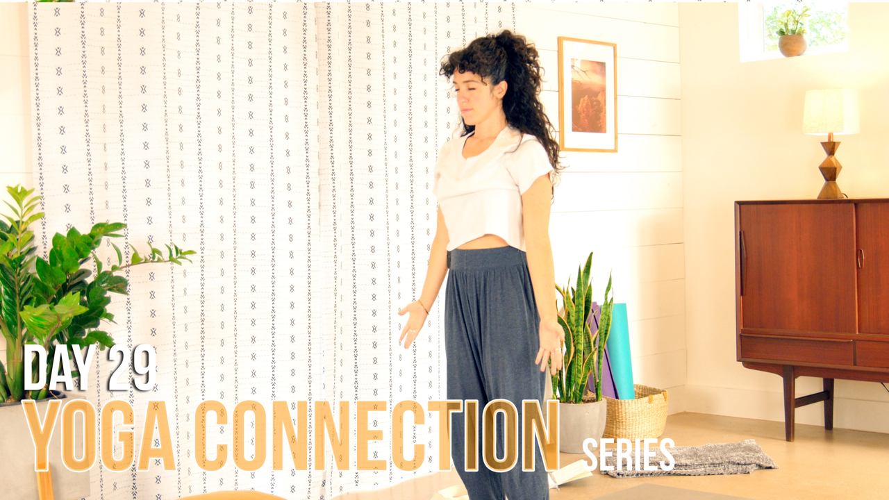 Yoga Connection || DAY 29 || Connecting to Self Worth - Hamstrings, & Legs