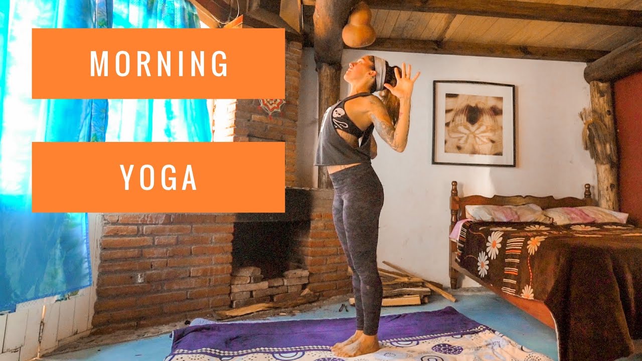 Morning Yoga - 20 min Full Body Energizing Cup of Coffee Yoga for Weight Loss