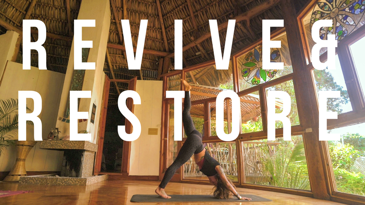 Full Body Yoga - Restore, Revive, & Relax || Beginner Stretch Routine